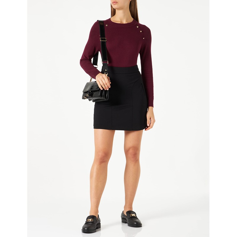 Naf Naf Women's Baby Skirt, black