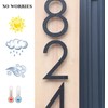 10 Inch House Numbers Large Floating Address Numbers, Modern House
