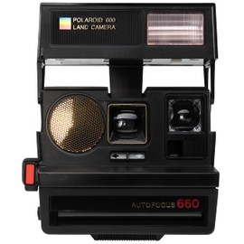 Impossible Polaroid 600 Sun 660 AF Camera, Black (1376)