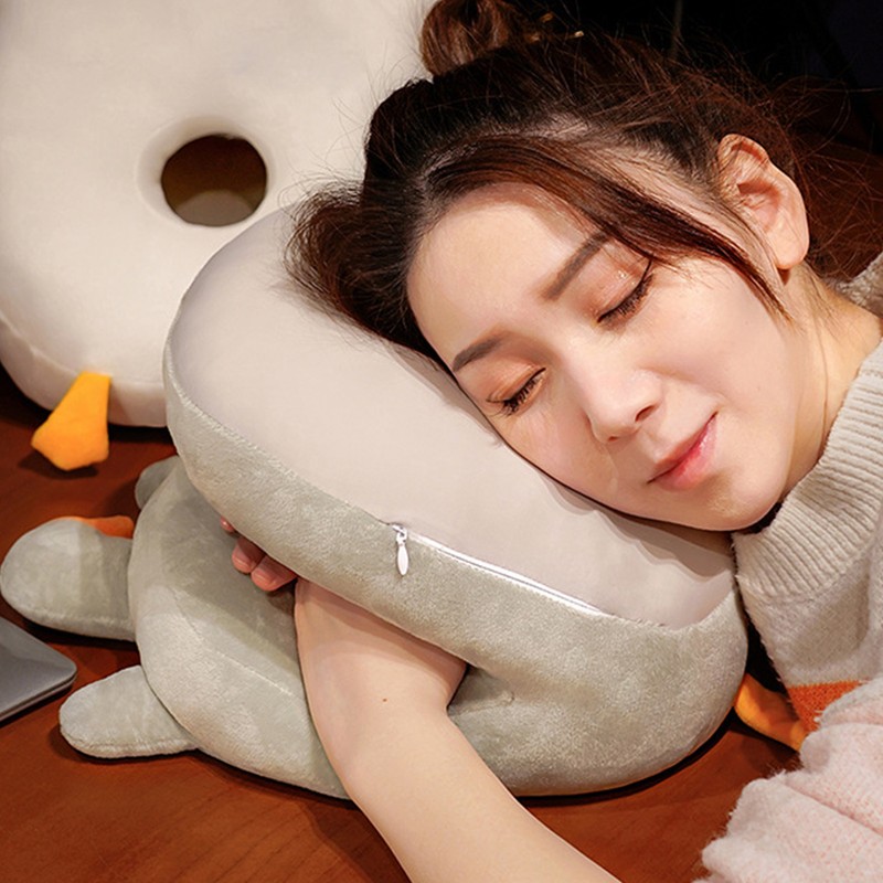 Nap Desk Sleeping Pillow Reduce Stress Multi Purpose Plush Nap