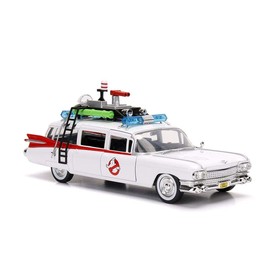 Jada Toys Hollywood Rides: Ghostbusters ECTO-1 White 1: 24 Scale
