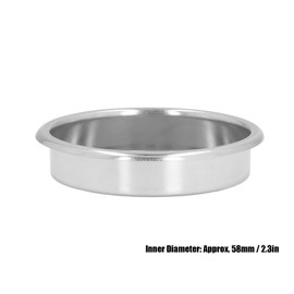 WOHPNLE Espresso Cleaning Disc, 58mm Backflush Insert Cleaning Semi Automatic Backflush Disk Stainless Steel Coffee Machine Cleaning Insert Filter for Espresso Machine
