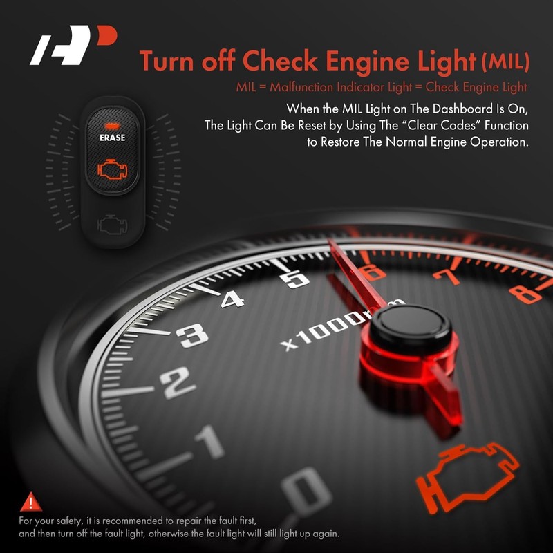 A-Premium AD200 Professional OBD2 Scanner Car Diagnostic Tool, OBDII EOBD