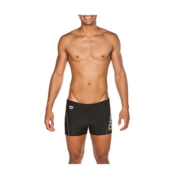 Arena Men's Byor Evo Swim Trunks, Black/White, Size 34