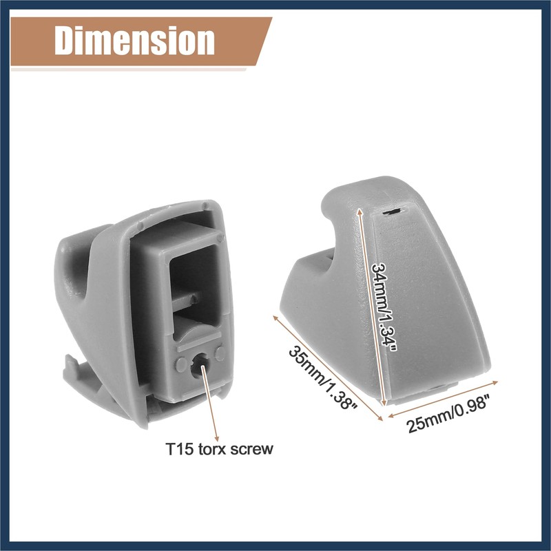INFINAUTO 2pcs Sun Visor Support Clip Retainer Holder Retainer 95994975