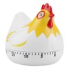YYMTTOR Cute Chicken-Shaped Kitchen Timer – 60-Minute Mechanical Countdown Timer