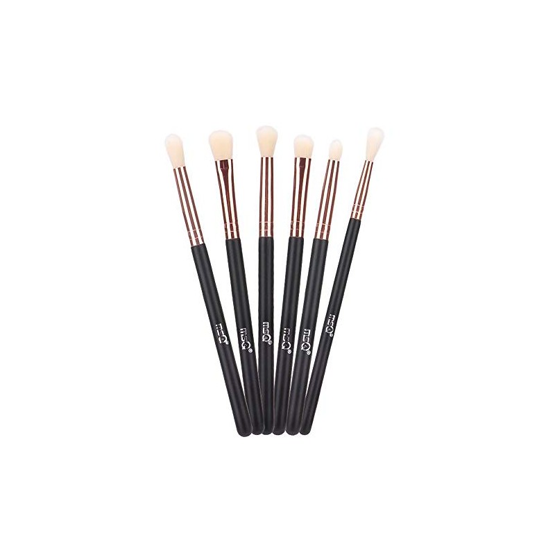 MSQ 6pcs Eyeshadow Brushes Eye Makeup Brushes Set Synthetic Hairs