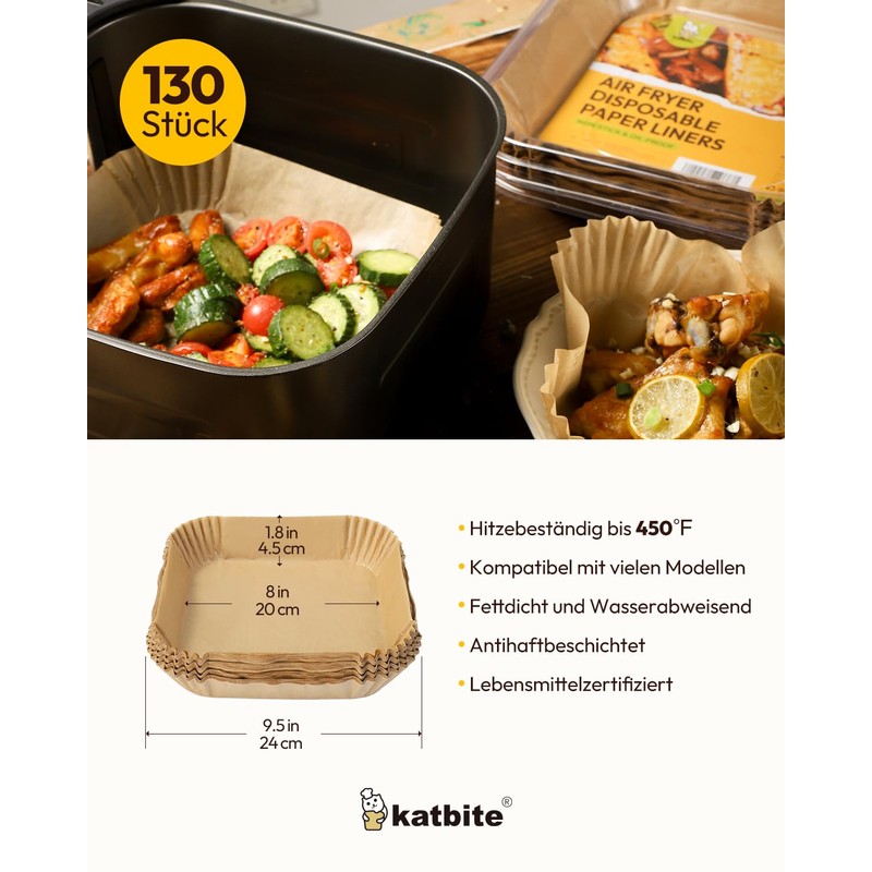 Hot Air Fryer Baking Parchment Paper Non Bleached Parchment Paper