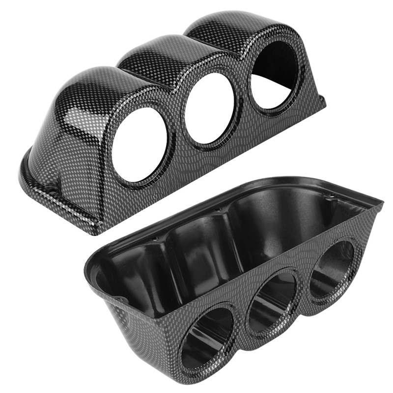 Car Universal 52mm Triple 3 Hole Mount Holder Dash Gauge