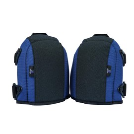 Zeluga 15-276 Soft EVA Padding Non Slip Cover Knee Pads with Double Straps and Adjustable Easy-Fix Clip, Blue/Black