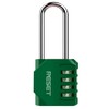 RESET- 4 Digit Combination Padlock with 2.4 inch Long Shackle,