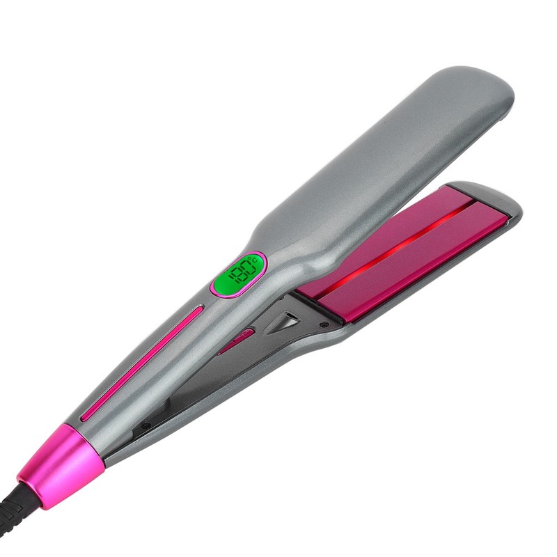 Anion LED Electric Ceramic Infrared Hair Straightener Hairdressing Tool
