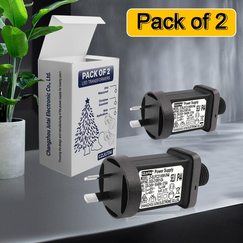 PremierAdapter 2 Pack of Power Supply for CZJUTAI JT-EL/FC31V6W /3.6W-00