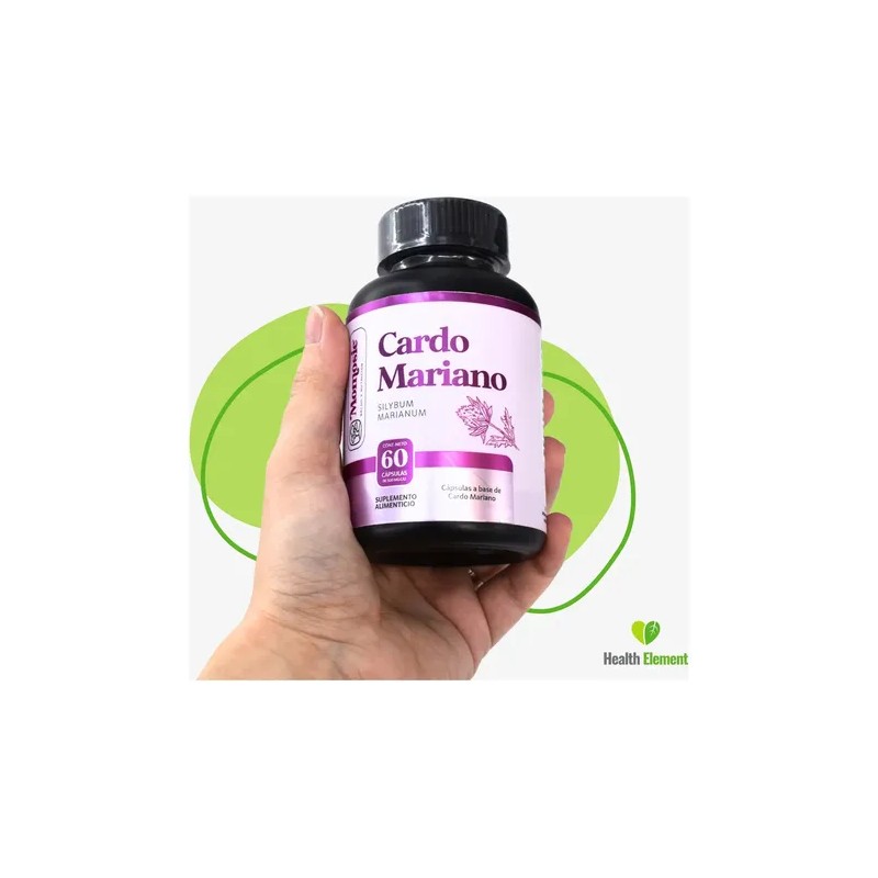 Cardo Mariano 60 Cápsulas 500mg | Suplemento Natural