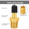 GODESON 1/4" NPT Tank Valve, Anti-Corrosion Brass Schrader Valve with