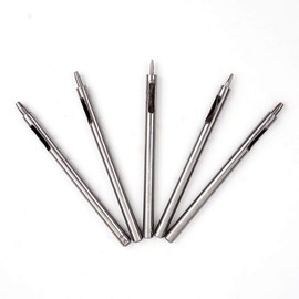 5PCS Leather Punch Tool, BE-TOOL Round Hollow Hole Punch Cutter Tool for Leather Watch Bands Belts Canvas Paper Plastics DIY Cutter (4.5MM)