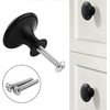24Pcs Black Cabinet Knobs, BetterJonny 30mm Round Kitchen Drawer Knobs