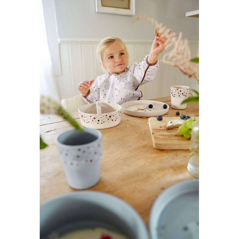 LÄSSIG Baby Langarmlätzchen Set 2 Stk. zum Binden Auffangschutz/Long Sleeve