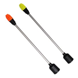 TorSor 2 Pack Half-Gallon Garden Handheld Sprayer Nozzle Replacement with 10'' Extended Rod Adjustable Spraying Tips Parts for 0.5gal Garden Pump Sprayer Pressure Water Spray Bottle 2L Plant Mister