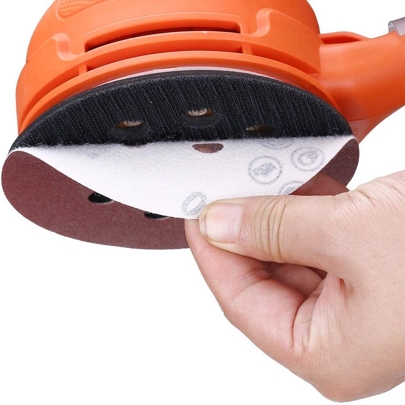 5 Inch 8 Hole Hook and Loop Replacement Pad for