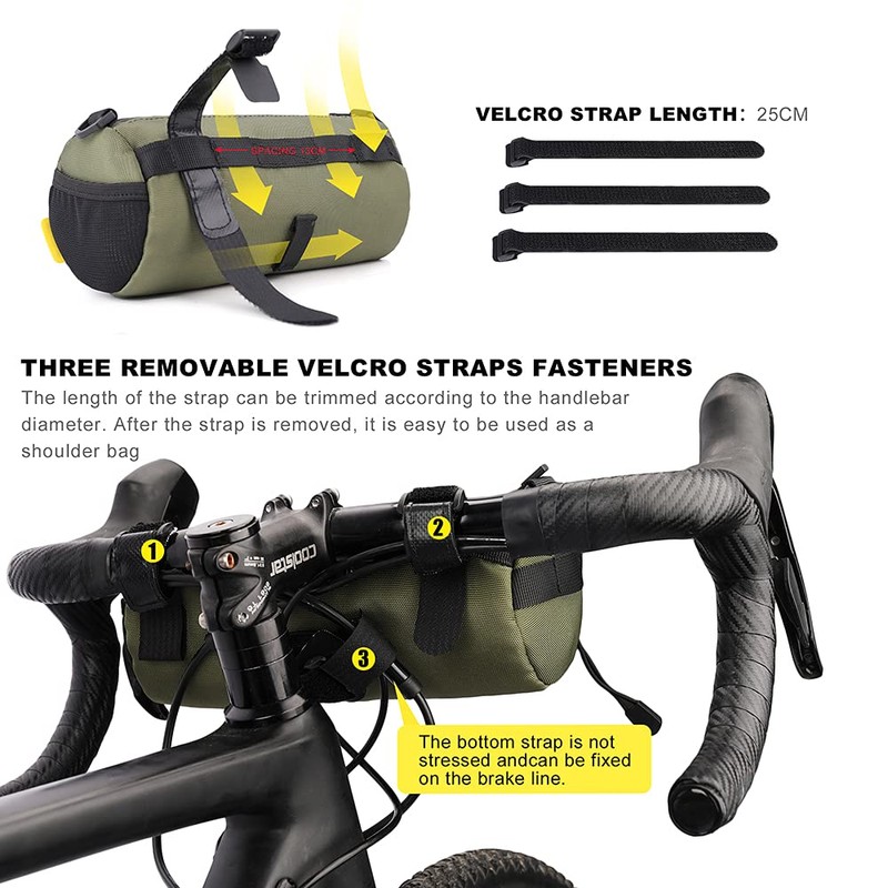 Rhinowalk Handlebar Bag Bicycle, Bicycle Front Handlebar Bag, Bicycle Basket,