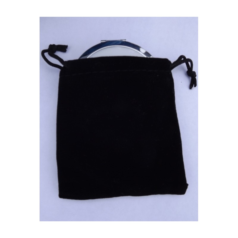 Double-sided Folding/compact/pocket/make Up/purse/cosmetic Mirror- Red Bird