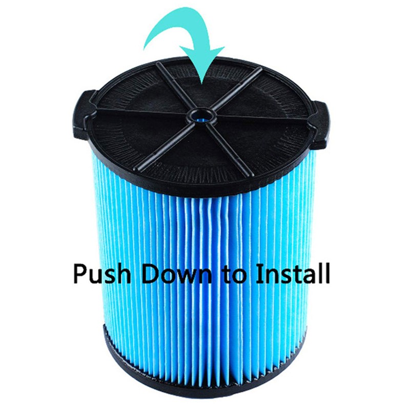 Wet Dry Vacuum Filter High Efficiency Washable Vacuum Cleaner Replacement