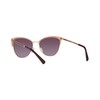 Vogue Eyewear Woman Sunglasses Top Bordeaux/Rose Gold Frame, Gradient Violet