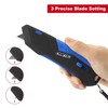 Craftec Retractable Utility Knife Box Cutter with Holster & Lanyard