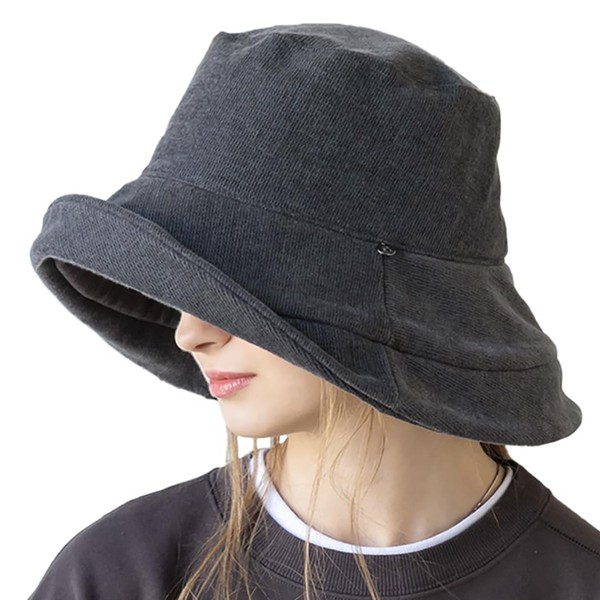 Loo&c Women's Hat, Large Size, Wide Brim, Claire AW Charmant