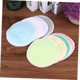 Baluue 16pcs Bamboo Fiber Makeup Removal Pads Reusable Cotton Rounds for Gentle Cleansing Soft and Washable Face Pads Mixed Colors for All Skin Types