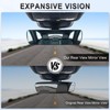 LivTee Rear View Mirror, Universal 9.5' (241mm) Wide Angle Panoramic