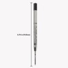 Monteverde Capless Ceramic Gel Refill for Parker Ballpoint Pens, Black