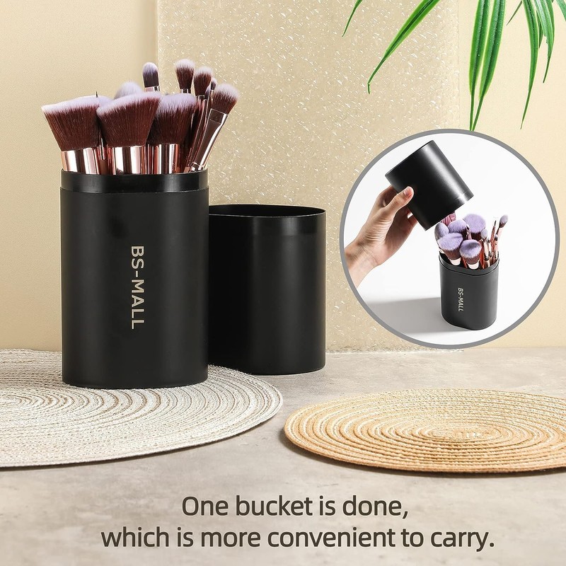 BS-MALL Brochas de maquillaje sintéticas de primera calidad, correctores de