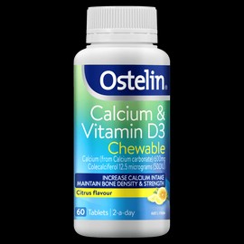 Ostelin Buy Ostelin Calcium And Vitamin D3 Chewable 60 Tablets Online