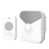 Newhouse Hardware Battery-Operated Wireless Chime with Flashing LED Light for