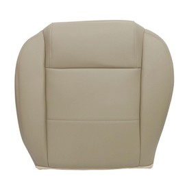 NLQR Driver Bottom Replacement Microfiber Leather Seat Cover Tan Compatible with Ford Mustang V6 2005 2006 2007 2008 2009