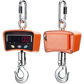 1000kg/2200lb Digital Hanging Scale Industrial Crane Scale with Precision Sensor Suitable for Farm Weighing, Outdoor Fishing Scale Travel Luggage Weight Portable Mini Handheld Electronic Scale