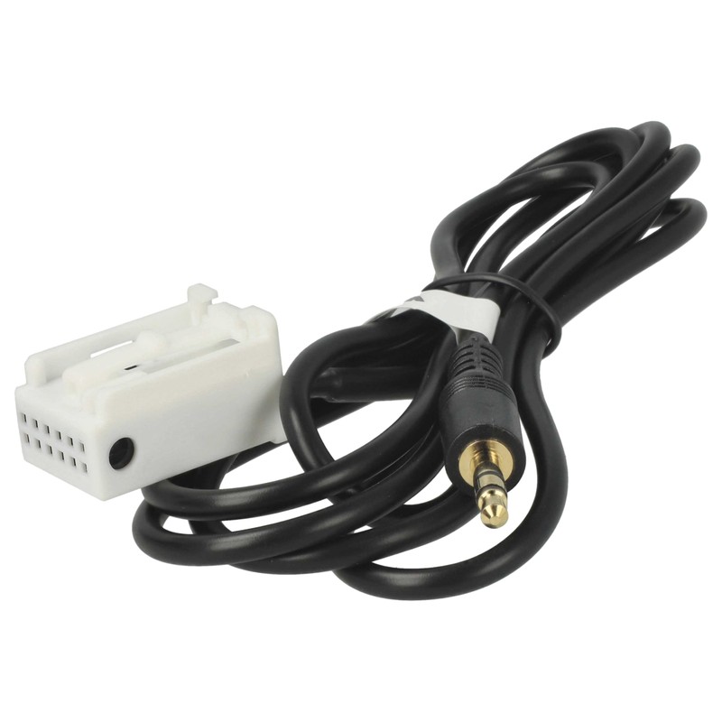 vhbw Aux Audio Adapter Cable Car Radio (120 cm) Compatible