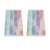24pcs Bathroom Non Slip Strips Colorful Firm Sticking Waterproof Rubber