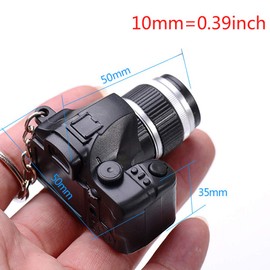 Black Camera Keychain with Sound, Key Ring Decor Bag Wallet Pendant,Mini Camera Design Keychain Cute Novelty Ring Child Toy Kids Key Chain Pendant Creative Gift Key Chain Decorative, Accessories