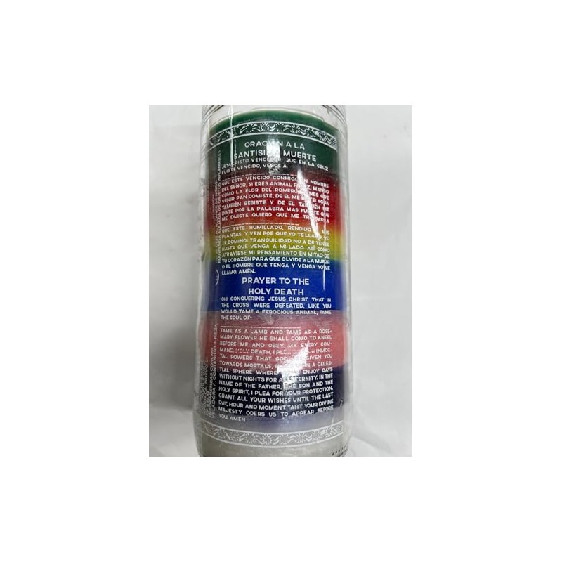 Brilux Holy Death 14 Day Unscented 7 Color Candle in