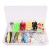 VOANZO 101pcs Fishing Lures Kit Fish Baits Kit Set with