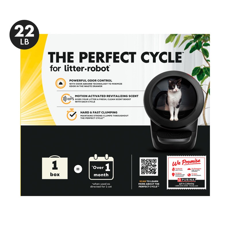 Purina Tidy Cats Cat Litter for Litter-Robot Clumping Cat Litter