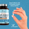 Calcium Magnesium Zinc Vitamin D3 and K2 Vegan 180 Tablets