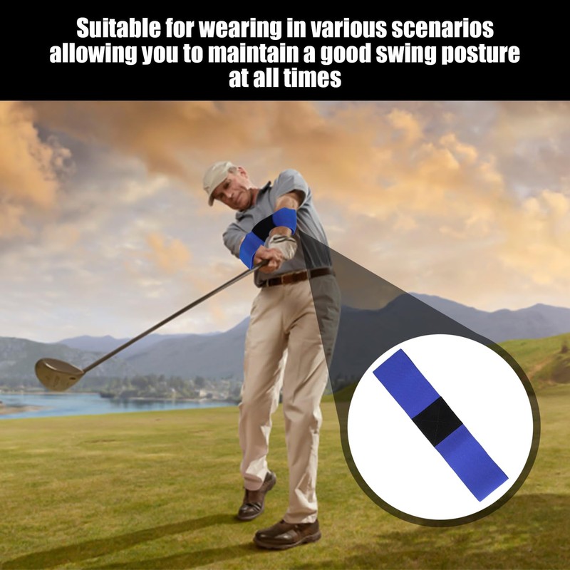 MEMOFYND 4 Golf Swing Posture Correction Bands, Elastic Loose Band,