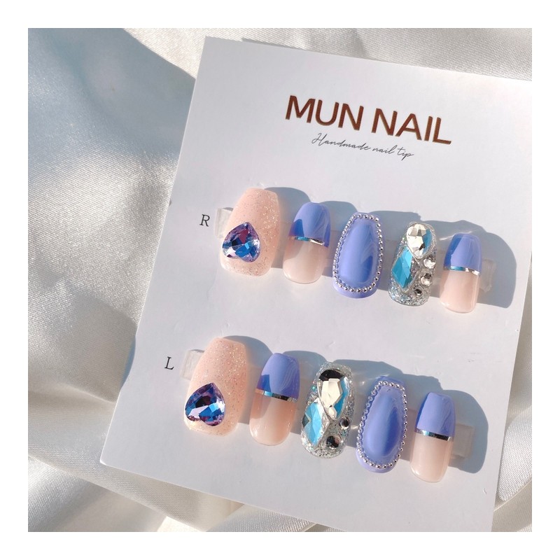 MunNail Purple Holic - Square / MunNail 퍼플홀릭 - 스퀘어