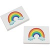2 x 45mm 'Cute Rainbow' Erasers/Rubbers (ER00046945)