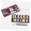 Baluue Water-activated Face Body Paint Kit Makeup Palette for Cosplay