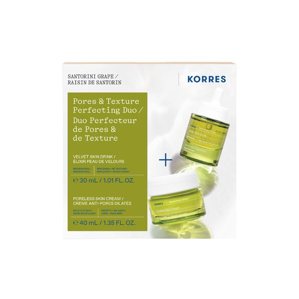 KORRES | Santorini Grape Duo regimen set | Velvet Skin